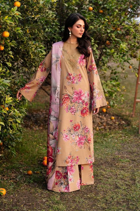 IZNIK patches with VOIL Print Dupatta