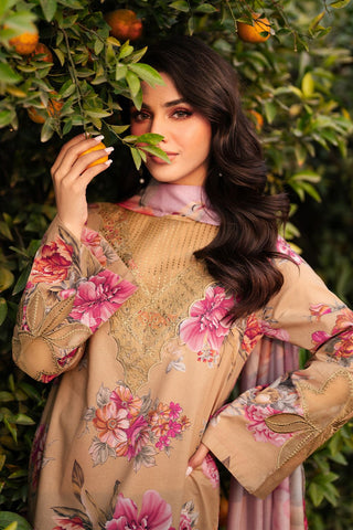 IZNIK patches with VOIL Print Dupatta