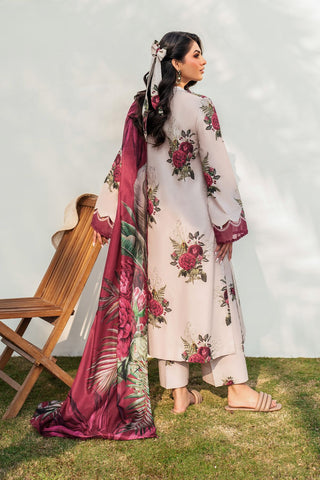 IZNIK patches with VOIL Print Dupatta