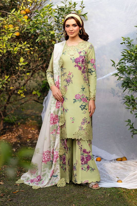 IZNIK patches with VOIL Print Dupatta