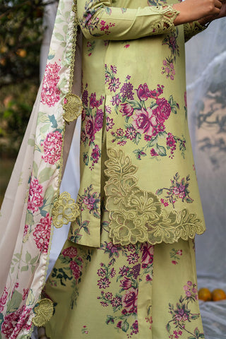 IZNIK patches with VOIL Print Dupatta
