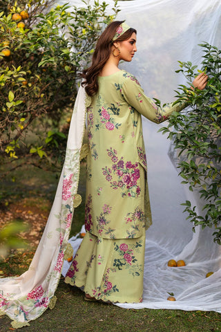 IZNIK patches with VOIL Print Dupatta
