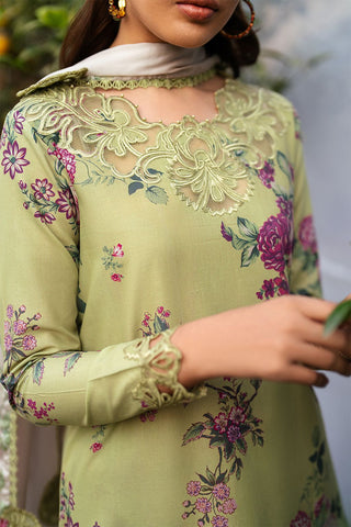 IZNIK patches with VOIL Print Dupatta