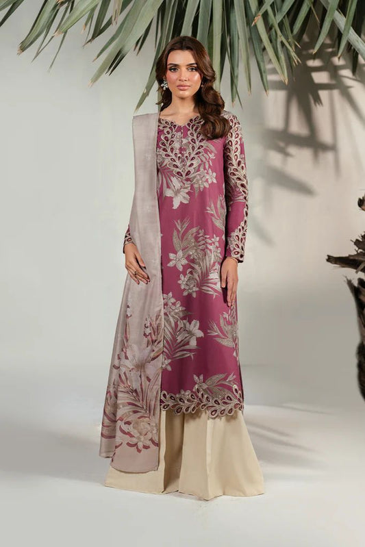 IZNIK patches with VOIL Print Dupatta