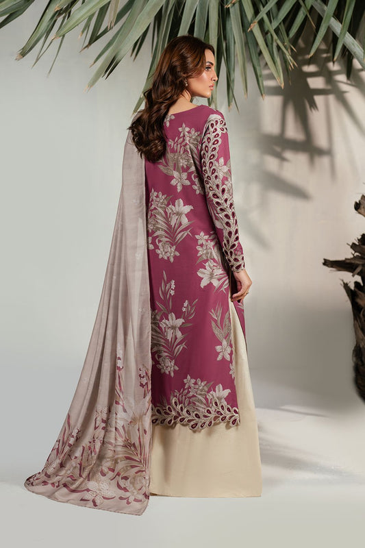 IZNIK patches with VOIL Print Dupatta