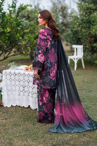 IZNIK patches with VOIL Print Dupatta