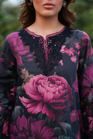 IZNIK patches with VOIL Print Dupatta
